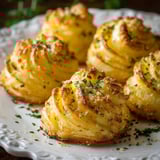 Garlic Parmesan Duchess Potatoes